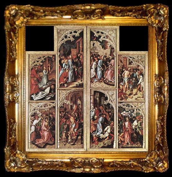 framed  HOLBEIN, Hans the Elder The Martyrdom of Saint Sebastian wf, ta009-2